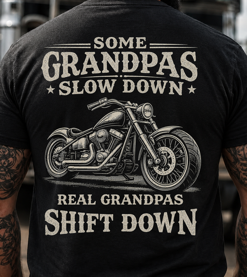 Some Grandpas Slow Down T‑Shirt Biker