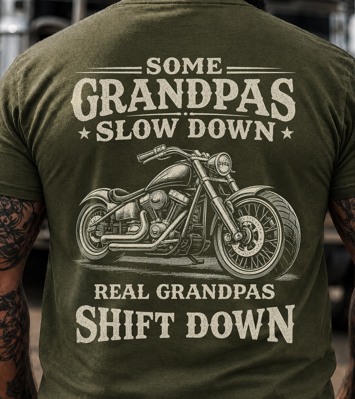 Some Grandpas Slow Down T‑Shirt Biker