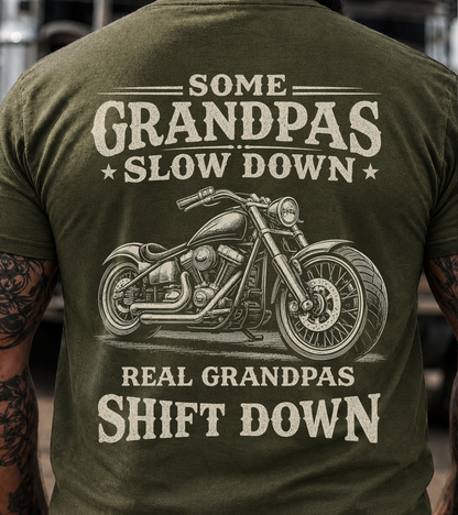 Some Grandpas Slow Down T‑Shirt Biker