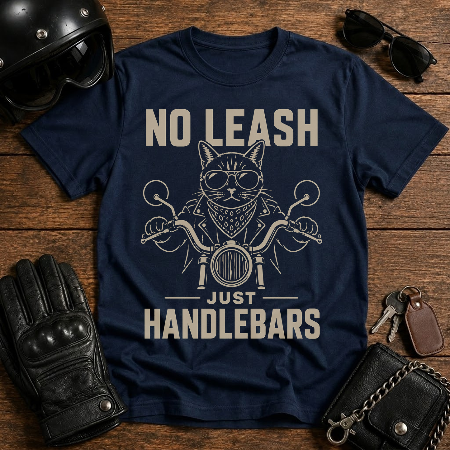 No Leash Just Handlebar T-Shirt