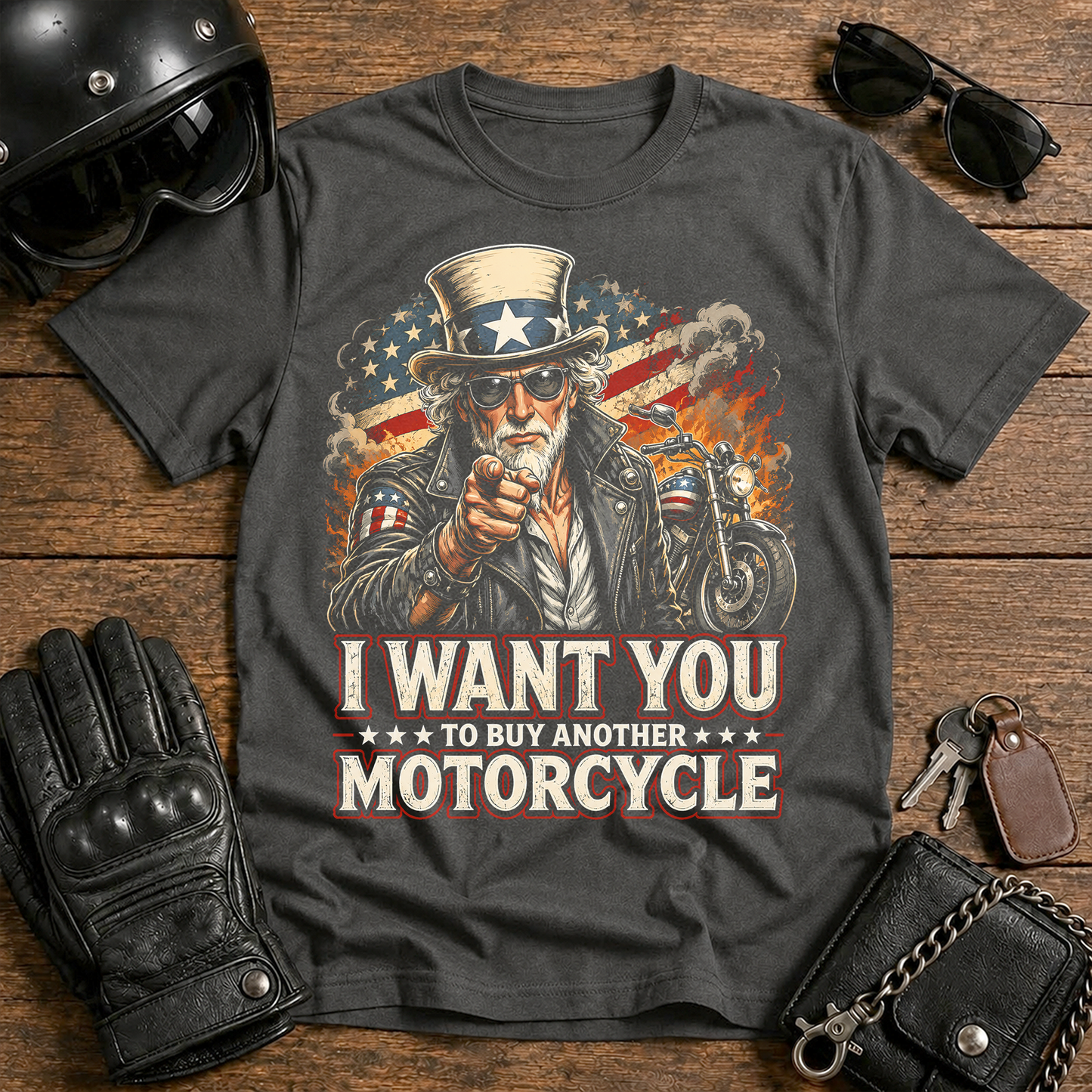 I Want You to Buy Another Motorcycle T-Shirt