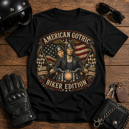 American Gothic Biker Edition T-Shirt
