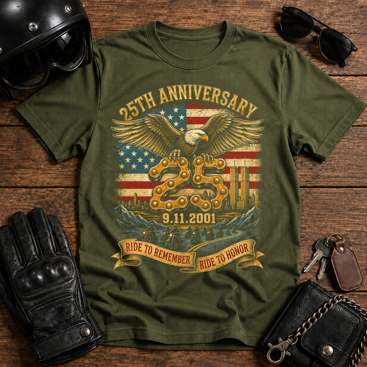 Ride to Remember  Ride to Honor T-Shirt