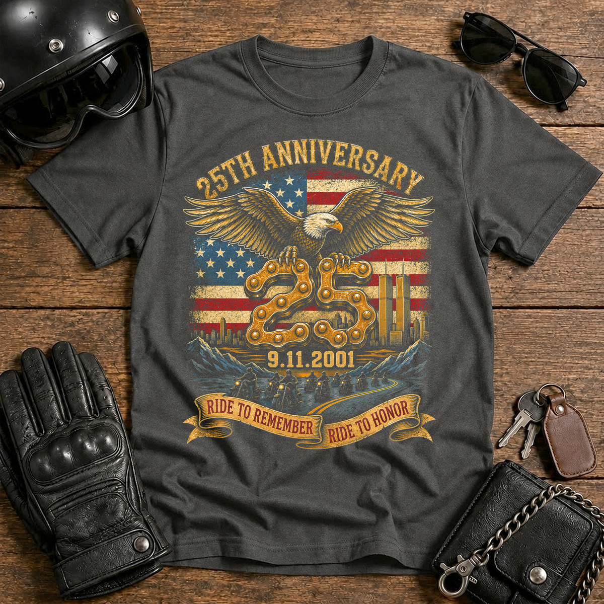 Ride to Remember  Ride to Honor T-Shirt