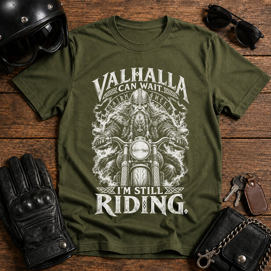 Valhalla Can Wait Biker T-Shirt
