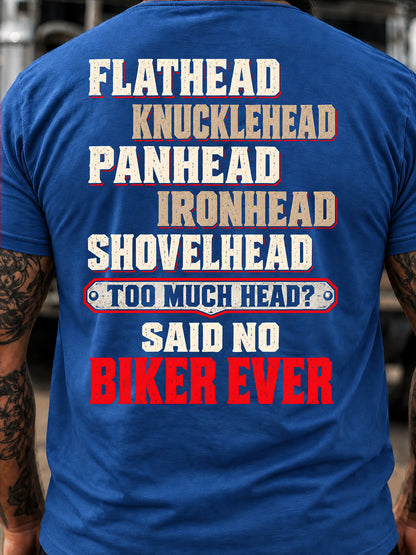 SAID NO Biker EVER T-Shirt