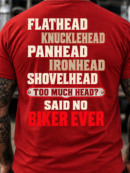 SAID NO Biker EVER T-Shirt