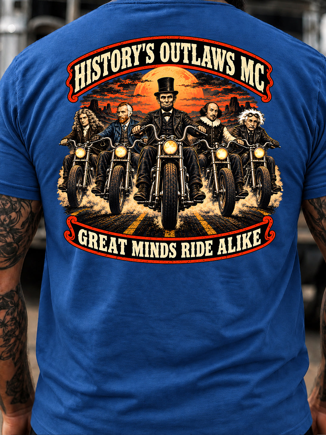 HISTORY’S OUTLAWS MC GREAT MINDS RIDE ALIKE T-Shirt