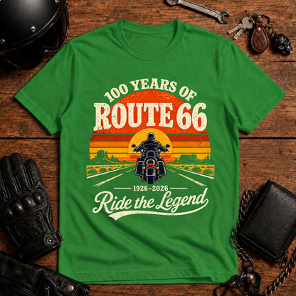 100 Years of Route 66: Ride the Legend T-Shirt