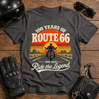 100 Years of Route 66: Ride the Legend T-Shirt