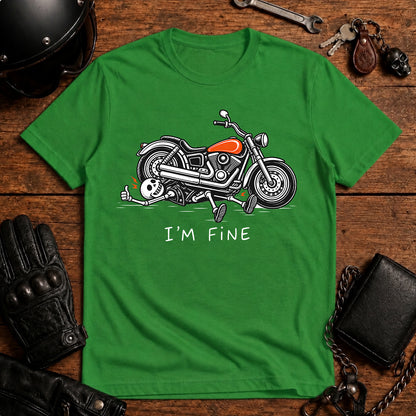 'I'm Fine' Biker T-Shirt