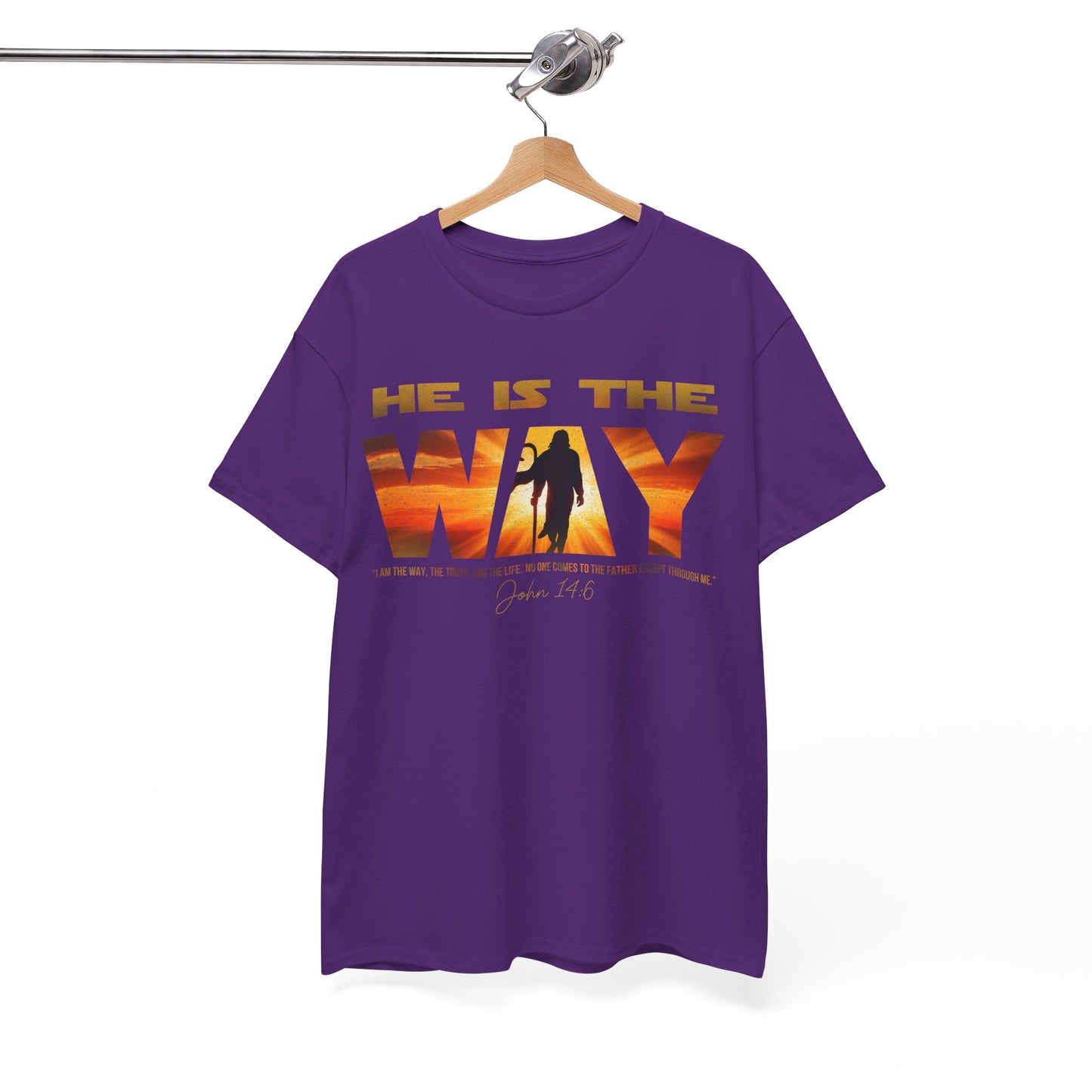 "He Is The Way" Jesus 14:6 Inspirational Tee
