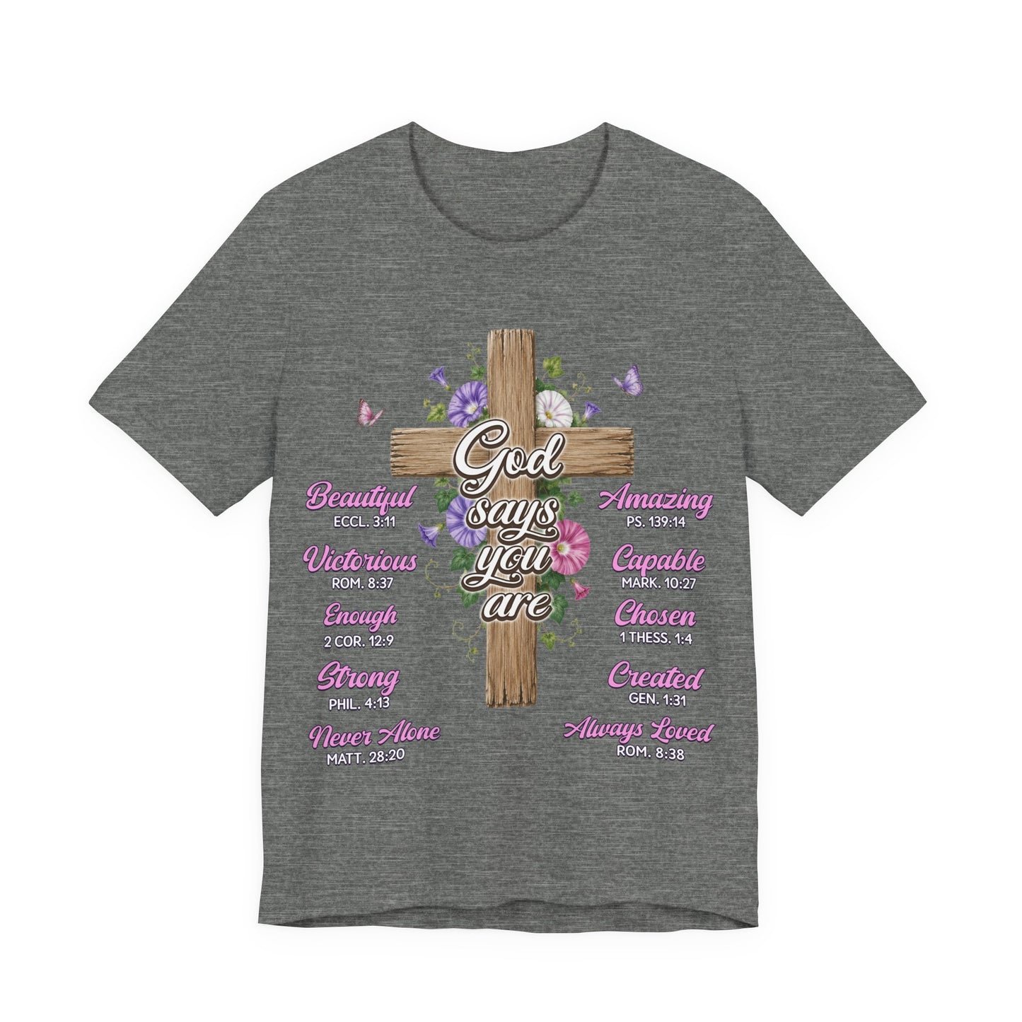 God Says You Are- Christian Women T-Shirt