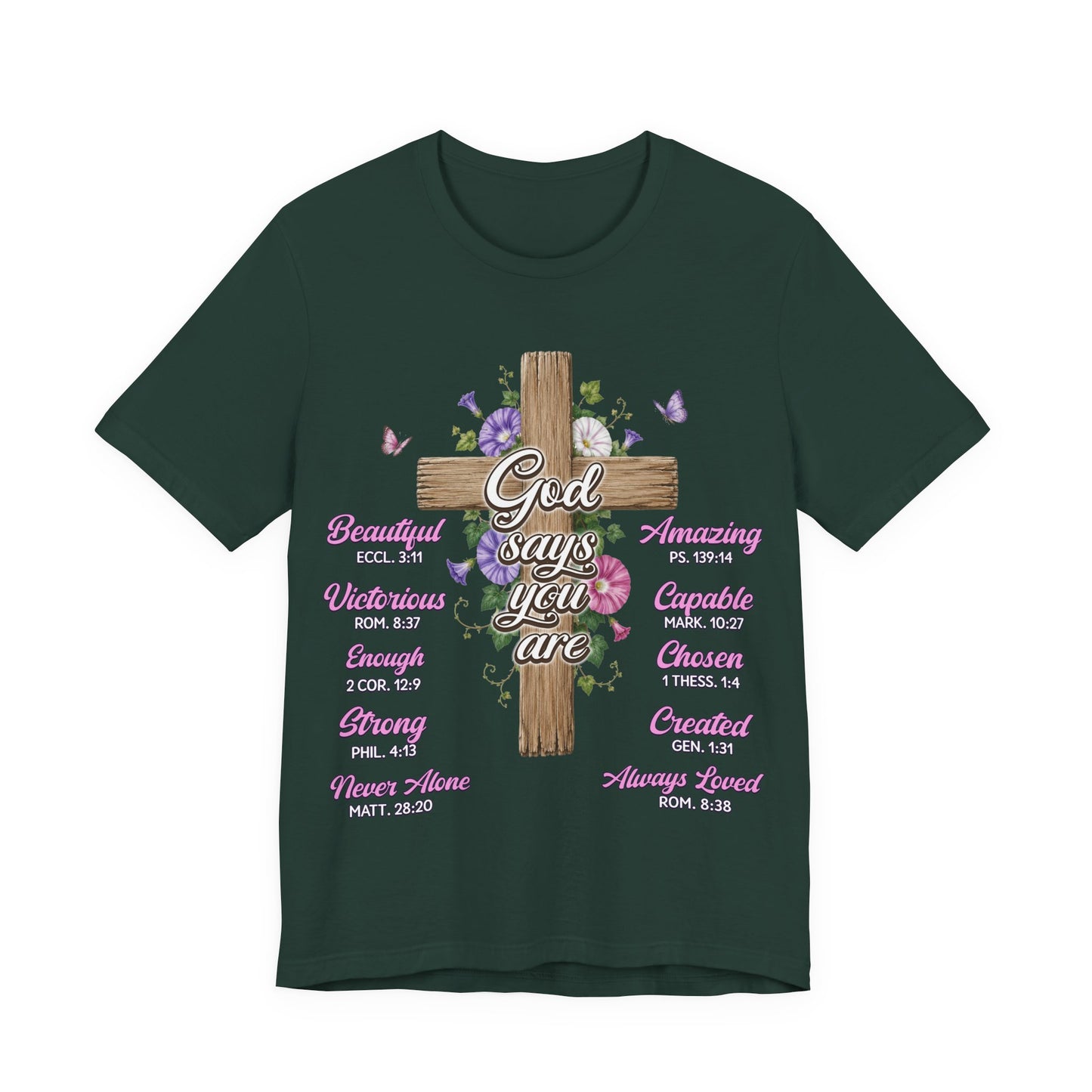 God Says You Are- Christian Women T-Shirt