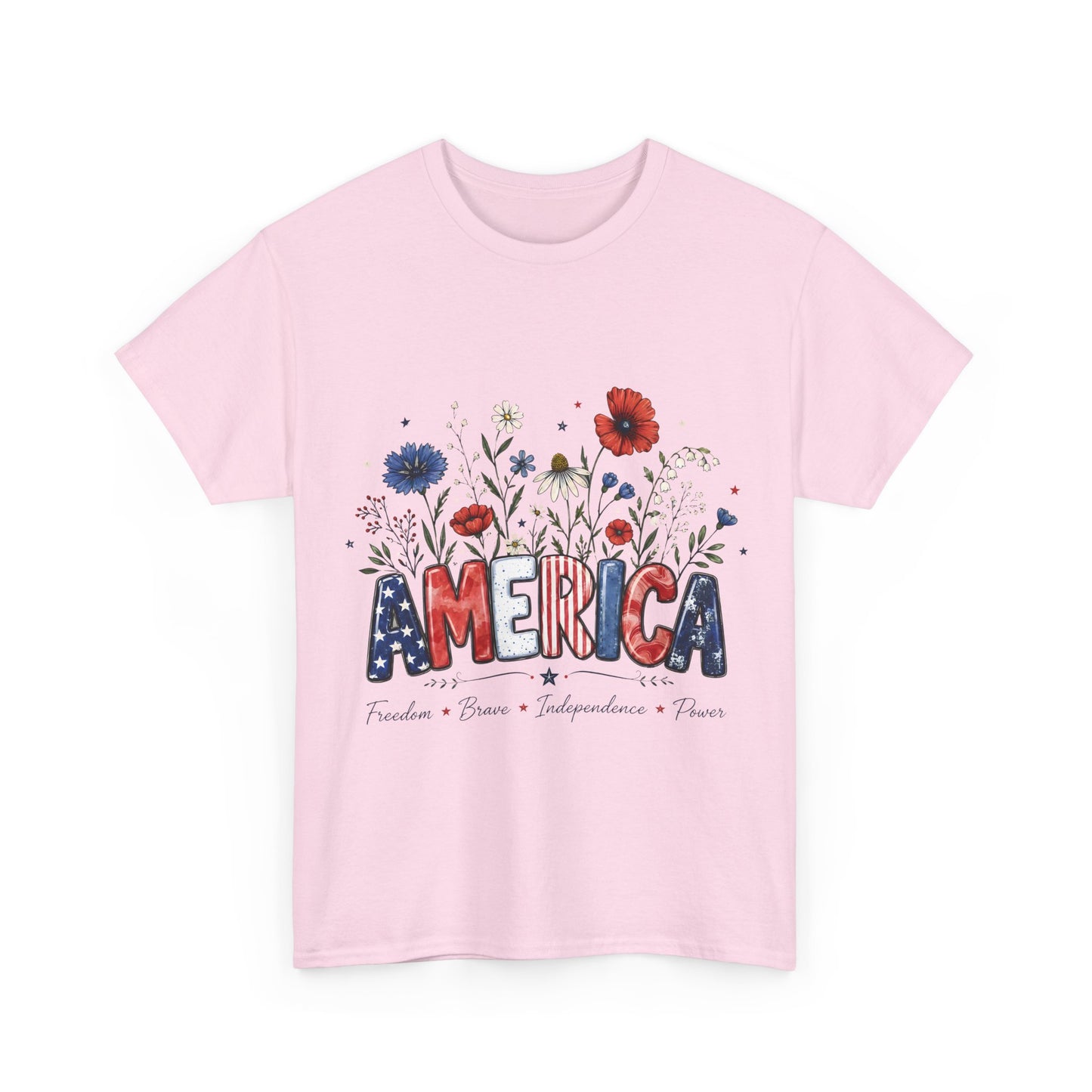 T-Shirt — "America"  (Freedom • Pride • Independence)