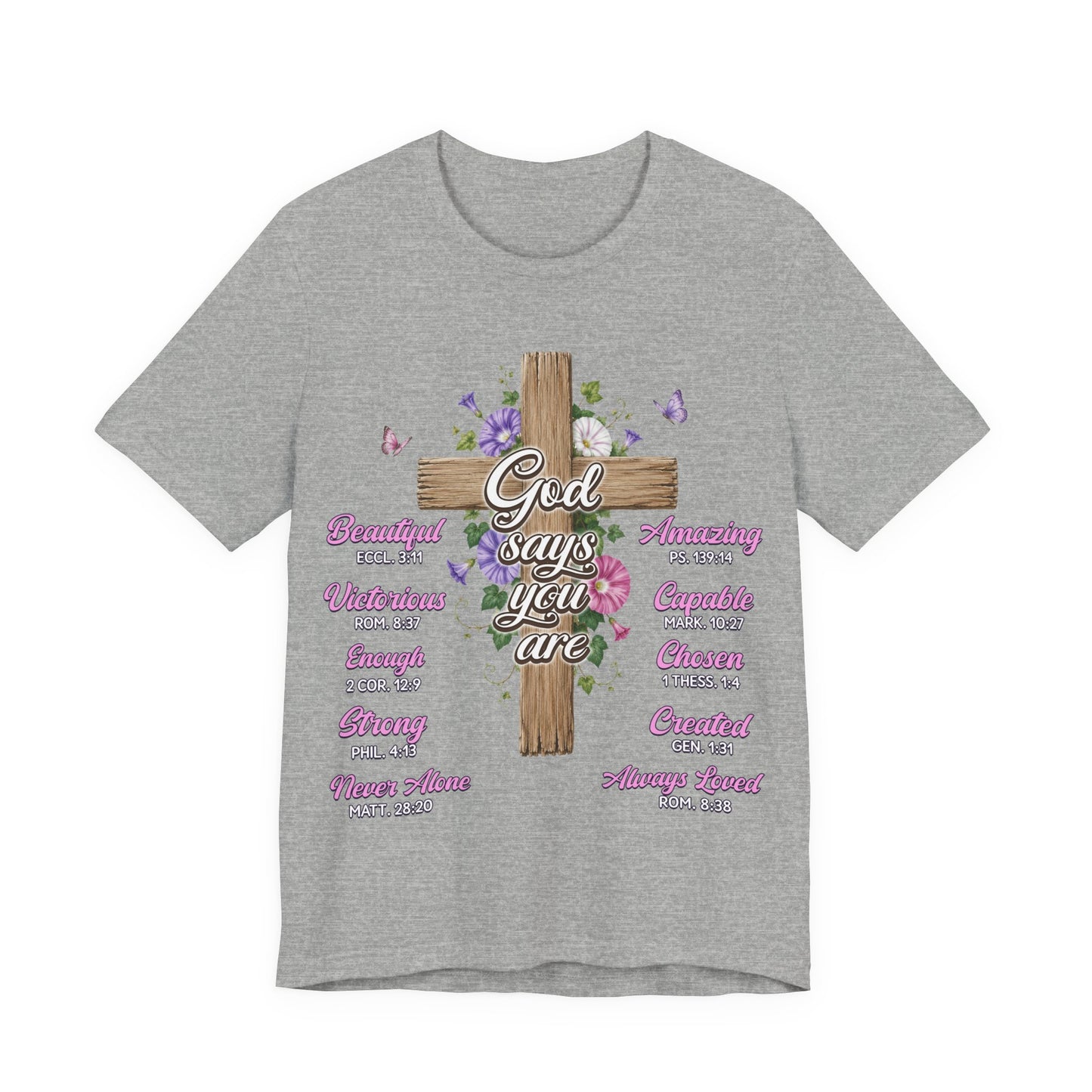 God Says You Are- Christian Women T-Shirt