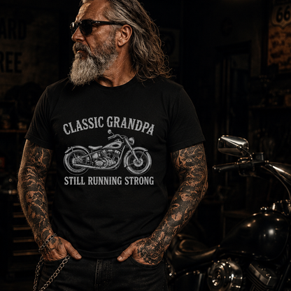 Classic Grandpa Motorcycle T-Shirt