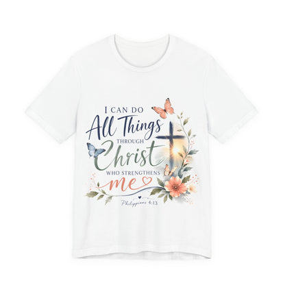 I can do all things- Christian Women T-Shirt