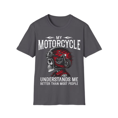 Motorcycle Helmet & Skull T-Shirt