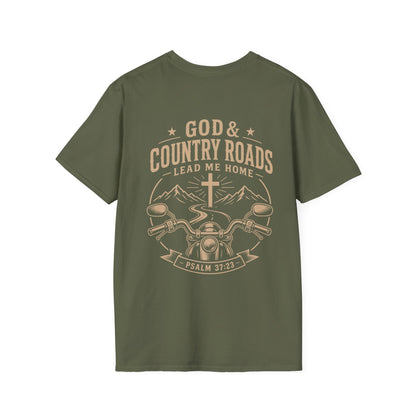 GOD & COUNTRY ROADS LEAD ME HOME PSALM  T-Shirt