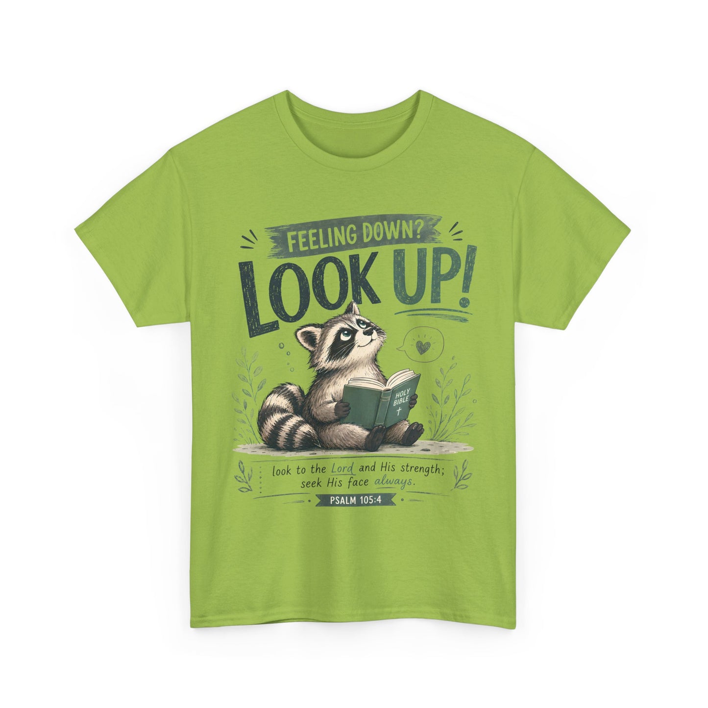 Look Up! Raccoon Graphic Tee