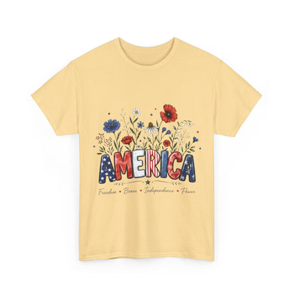 T-Shirt — "America"  (Freedom • Pride • Independence)