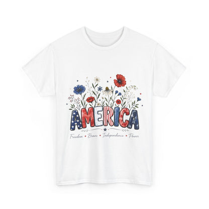 T-Shirt — "America"  (Freedom • Pride • Independence)