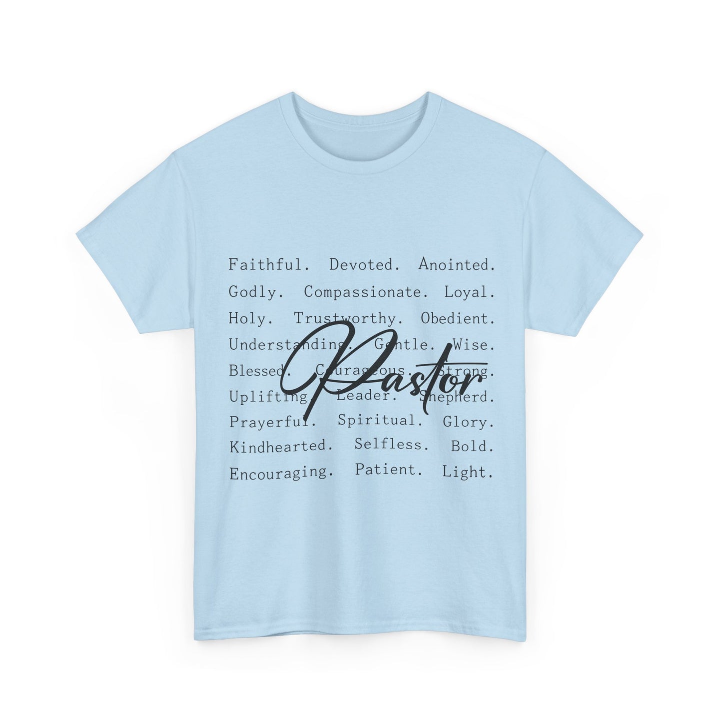 Christian Ministry Tee with Inspirational Words