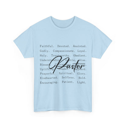 Christian Ministry Tee with Inspirational Words