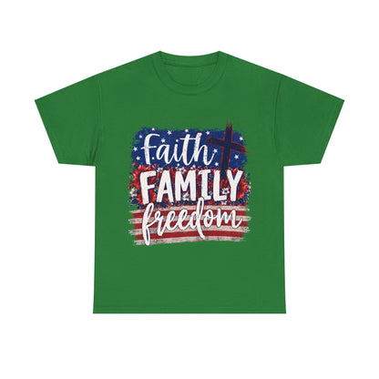 Faith Family Freedom T-Shirt