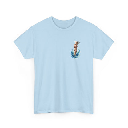 "He Lifted Me Out of the Slimy Pit" Religious Faith Psalm 40:2 Graphic Tee