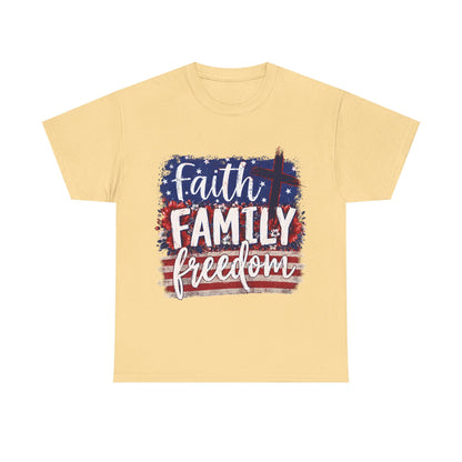 Faith Family Freedom T-Shirt