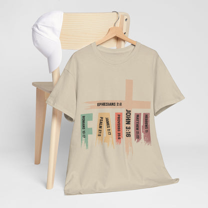 John 3:16 & Bible Verse Design  T‑Shirt