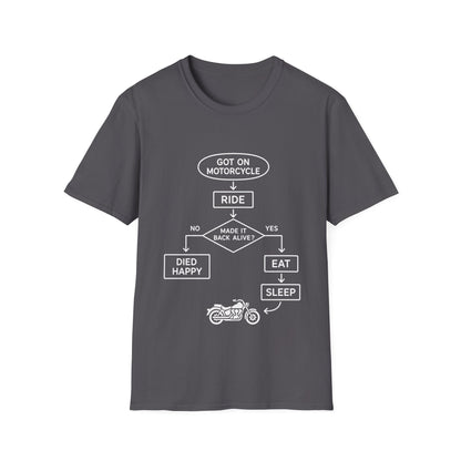 Motorcycle Flowchart T-Shirt