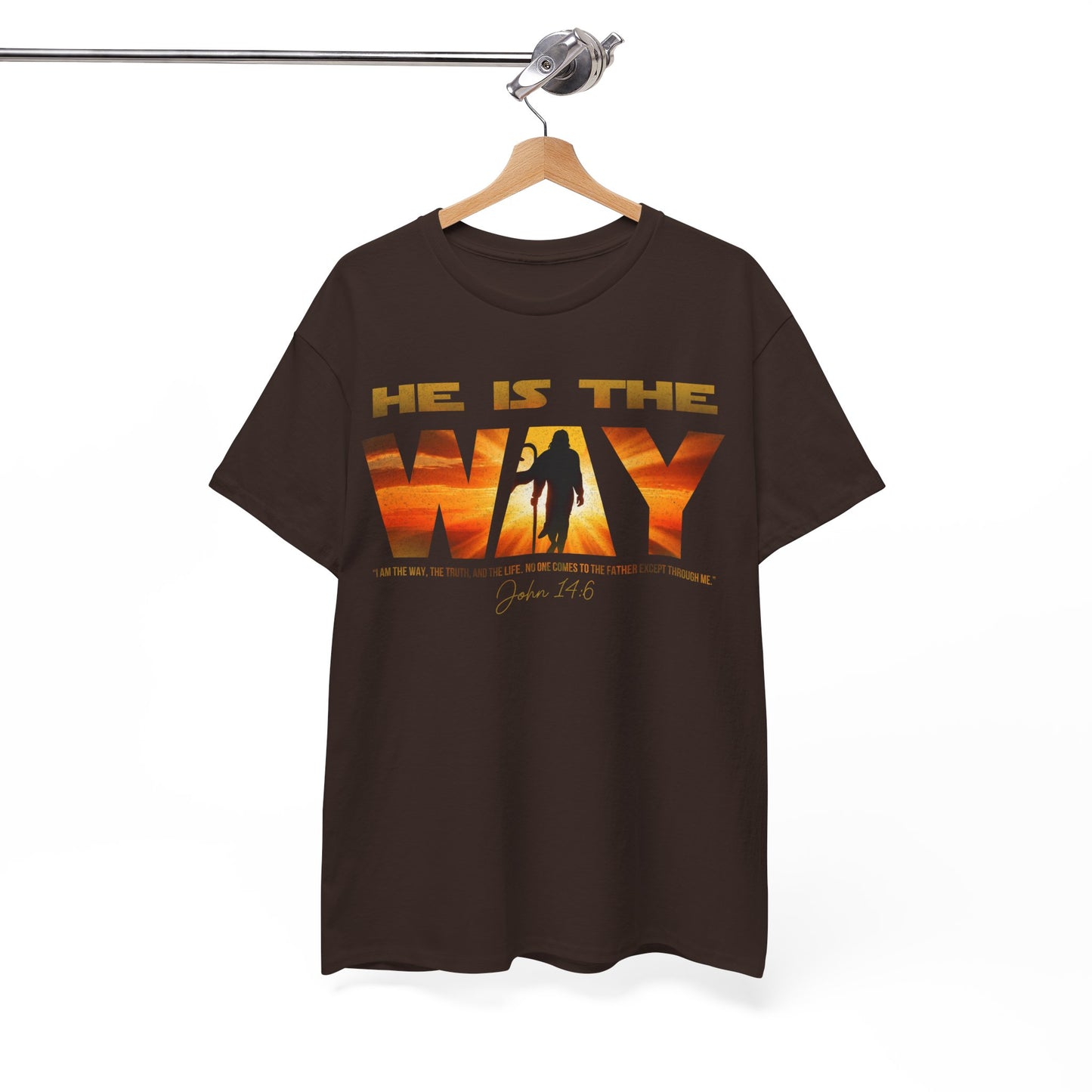 "He Is The Way" Jesus 14:6 Inspirational Tee