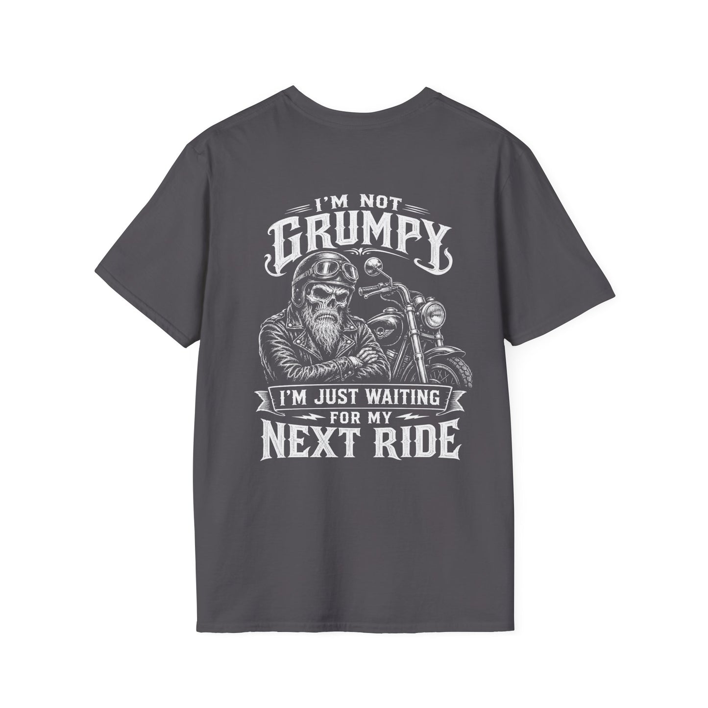 I'm Not Grumpy Motorcycle T‑Shirt