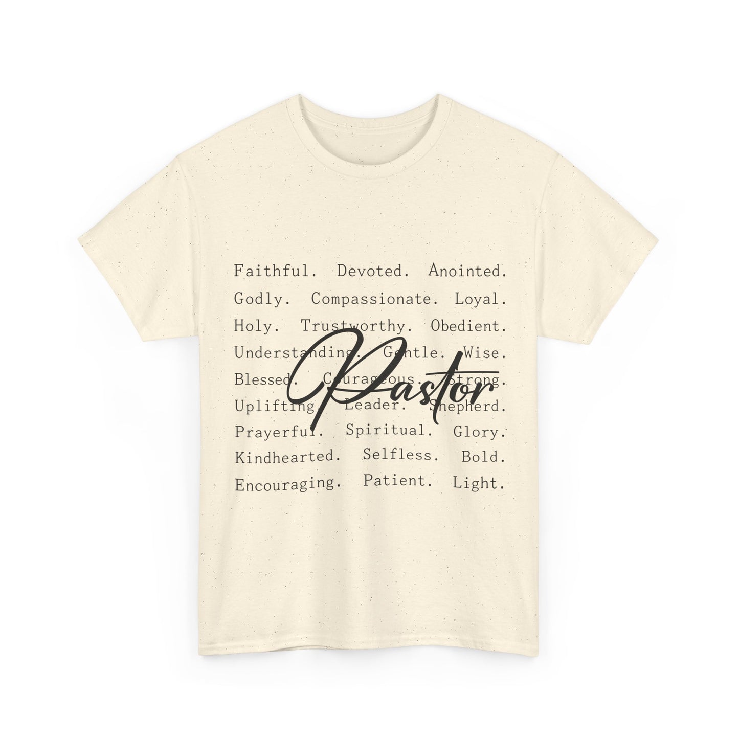 Christian Ministry Tee with Inspirational Words