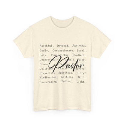 Christian Ministry Tee with Inspirational Words