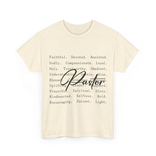 Christian Ministry Tee with Inspirational Words
