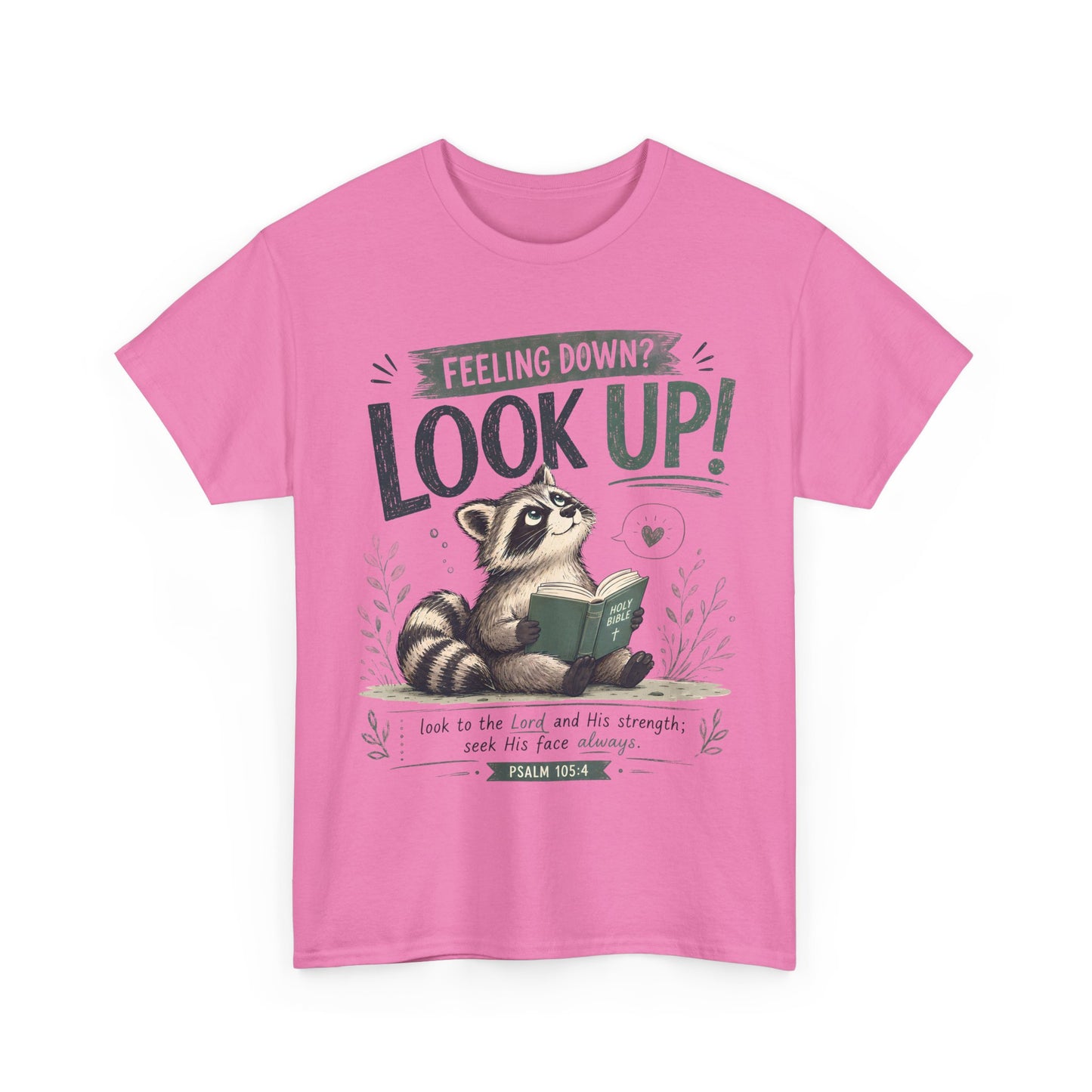 Look Up! Raccoon Graphic Tee
