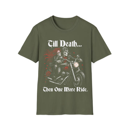 Till Death Then One More Ride Biker Couple T-Shirt