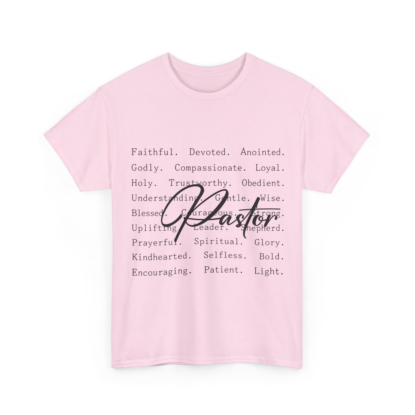 Christian Ministry Tee with Inspirational Words