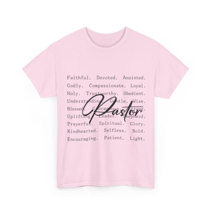 Christian Ministry Tee with Inspirational Words