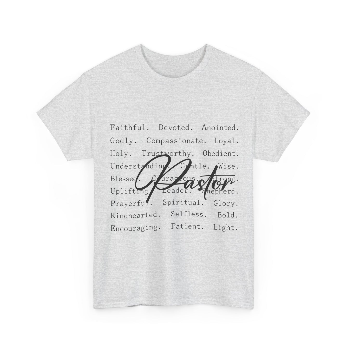 Christian Ministry Tee with Inspirational Words