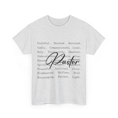Christian Ministry Tee with Inspirational Words