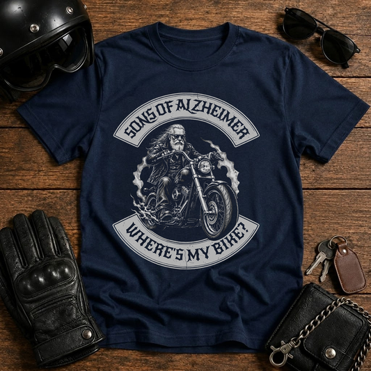 Sons of Alzheimer: Where’s My Bike? T-Shirt