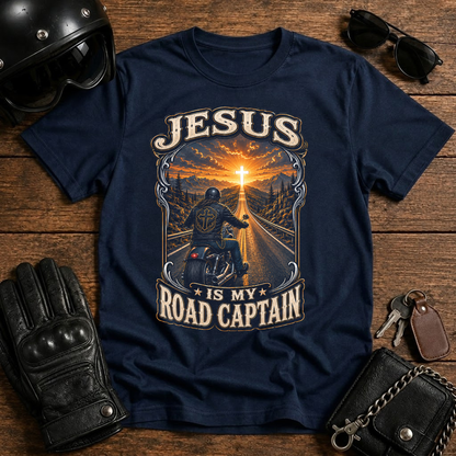 Jesus Is My Road Captain T‑Shirt