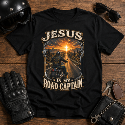 Jesus Is My Road Captain T‑Shirt