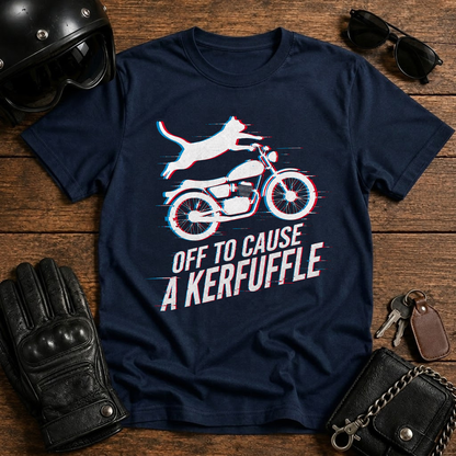 Cat on Motorcycle T-Shirt