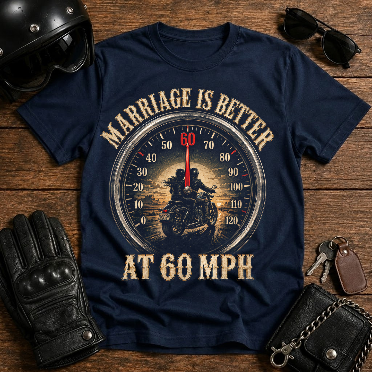Marriage Is Better At 60 MPH T-Shirt